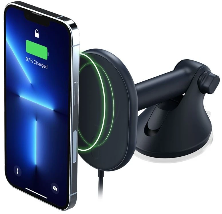 „iOttie Velox MagSafe“ magnetinis belaidis laikiklis prie prietaisų skydelio ir priekinio stiklo
