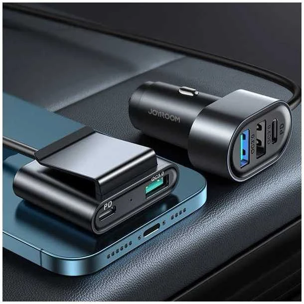 Automobilinis įkroviklis JOYROOM JR-CL05 72W (juodas)