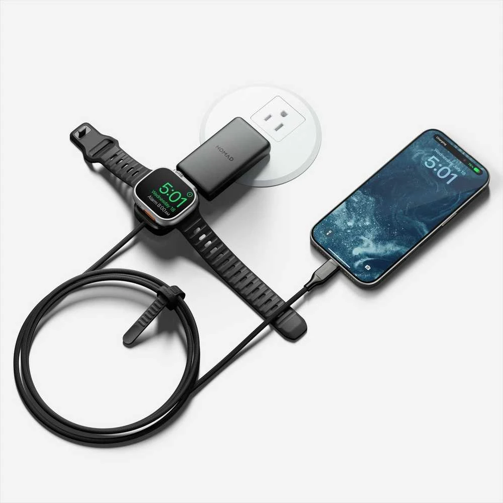 Kabelis įkroviklis Nomad Universal Cable for Apple Watch, carbide