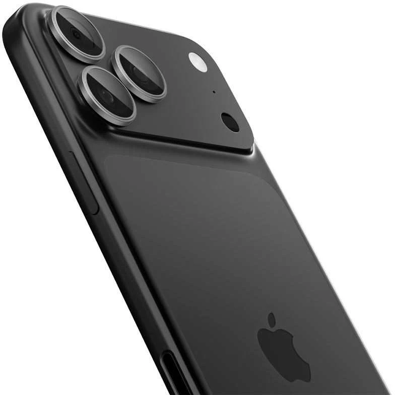 Kamerų apsauga Spigen Glass tR EZ Fit Optik Pro 2 Pack, pilka - iPhone 17/16/15/14 Pro / 17/16/15/14 Pro Max