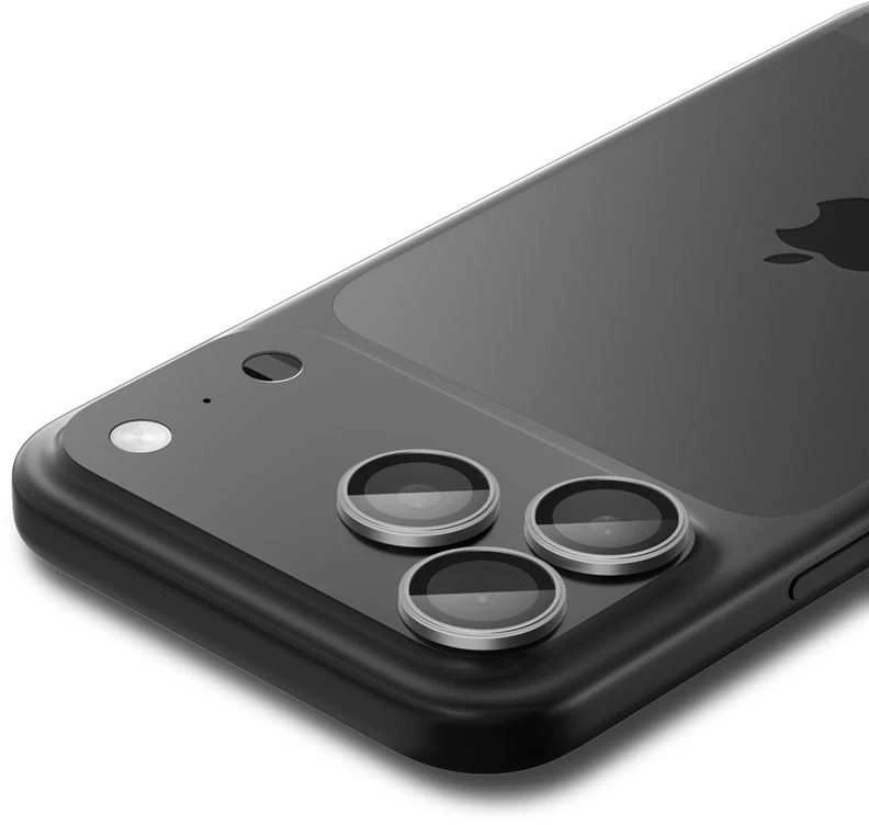 Kamerų apsauga Spigen Glass tR EZ Fit Optik Pro 2 Pack, pilka - iPhone 17/16/15/14 Pro / 17/16/15/14 Pro Max
