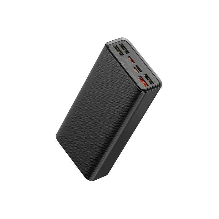 Kelionėms lėktuvu pritaikytas powerbank Baseus Amblight, 65W, 26800mAh