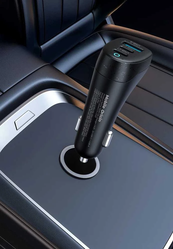 Mobile Origin 100 W automobilinis įkroviklis CA25 - 2x USB-C + USB-A