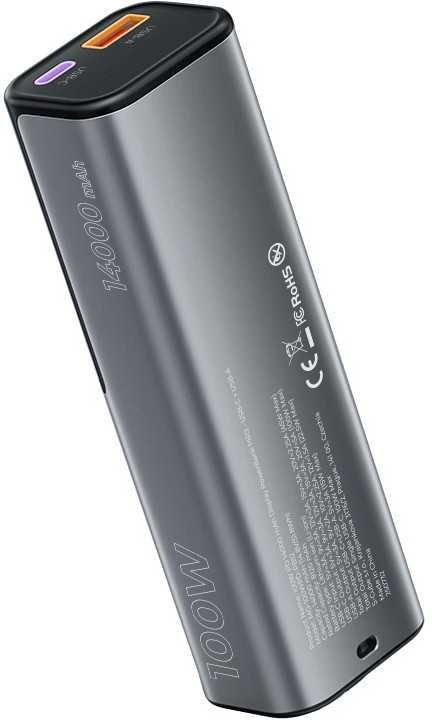 Mobile Origin 100 W PD 14 000 mAh išorinis akumuliatorius su ekranu PB12 - USB-C + USB-A