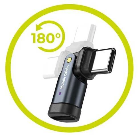 „Mobile Origin“ 240 W USB-C rotacinis adapteris CB5