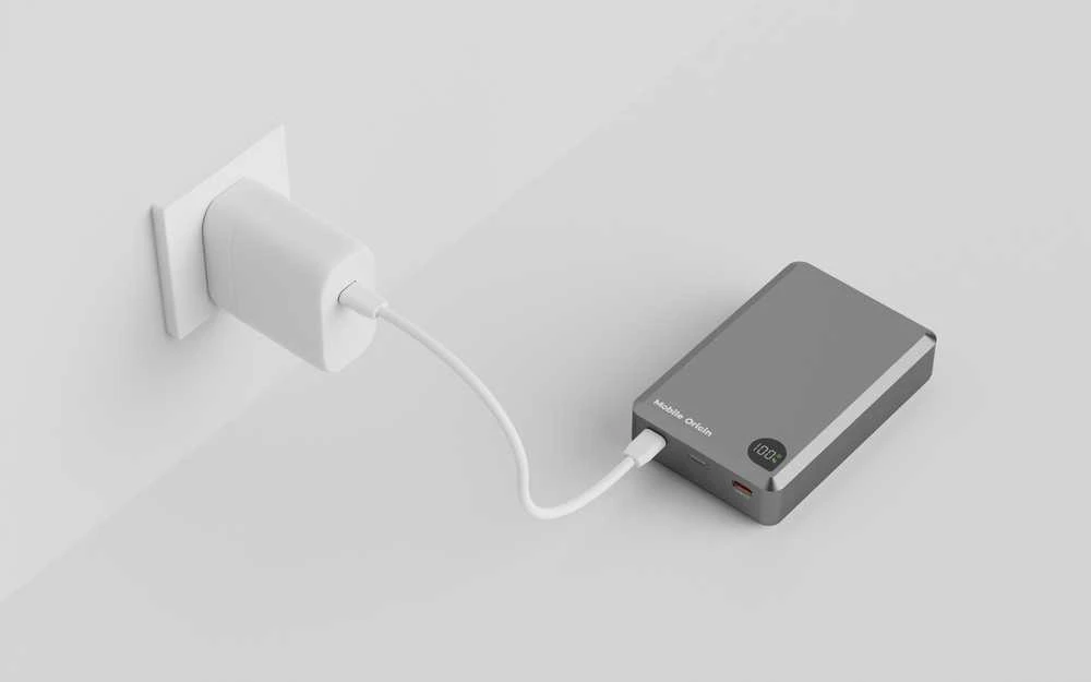 Mobile Origin 30 W PD 20000 mAh aliuminio išorinis akumuliatorius PB14, suderinamas su MagSafe