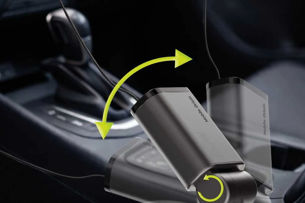 Mobile Origin 3in1 50W automobilinis įkroviklis CA27 – USB-C + USB-A, USB-C Cable