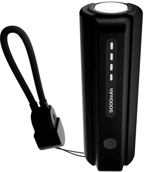 „Mobile Origin“ 5000 mAh kompaktiška „PowerBank PB7“ su žibintuvėliu ir USB-C laidu
