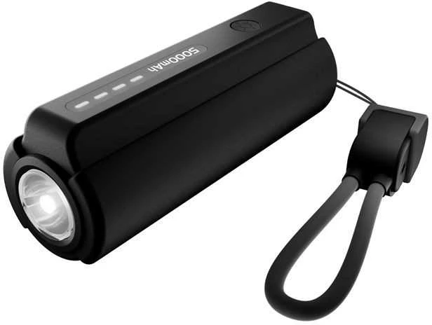 „Mobile Origin“ 5000 mAh kompaktiška „PowerBank PB7“ su žibintuvėliu ir USB-C laidu