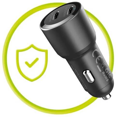 Automobilinis įkroviklis Mobile Origin Car Charger 60W 2 USB-C, CA11