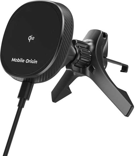 Mobile Origin belaidis automobilio ventiliacijos angos Qi2 įkroviklis CA15
