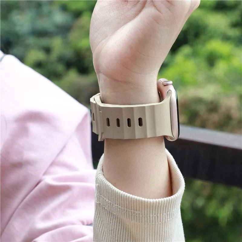 Mobile Origin dirželis III, šviesiai smėlio spalvos – „Apple Watch“ 49 mm / 46 mm / 45 mm / 44 mm
