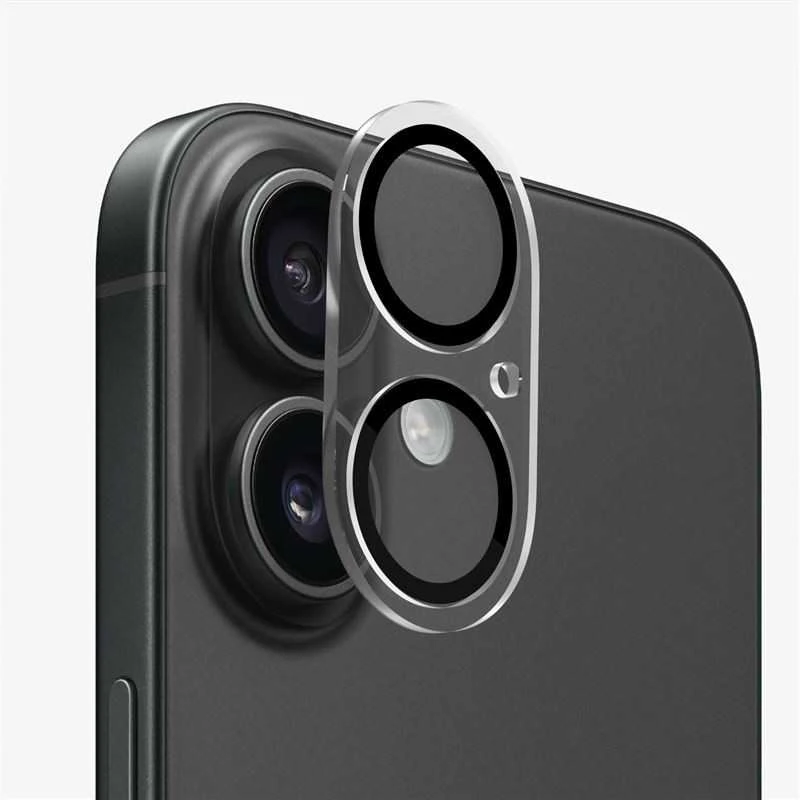 Mobile Origin „Easy Lens“ pilnas dangtelis, skaidrus – „iPhone 16 / 16 Plus“