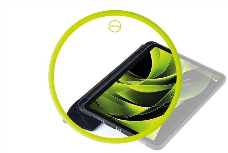 Mobile Origin Easy Planšetė viso korpuso dėklas, juodas - iPad Air 13" (M4, 2026/M3, 2025/M2, 2024)