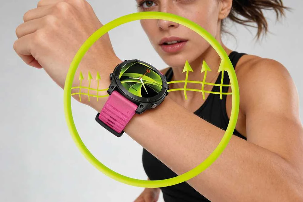 Mobile Origin Easy Strap Quick Fit, skirtas Garmin ES2, 26 mm, rožinės spalvos