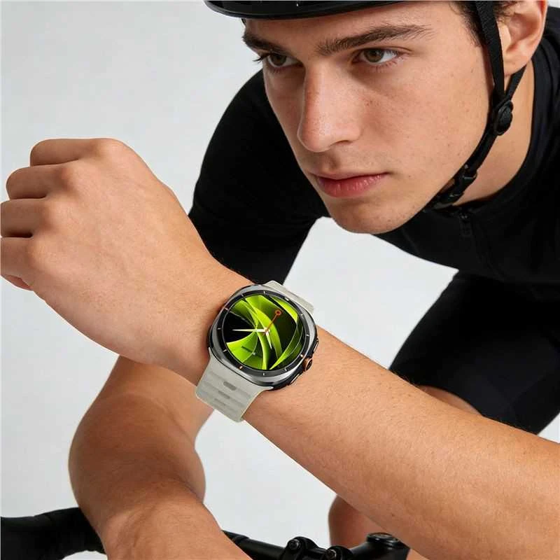 „Mobile Origin Easy Strap“ silikoninis dirželis Galaxy Watch Ultra 47mm Starlight