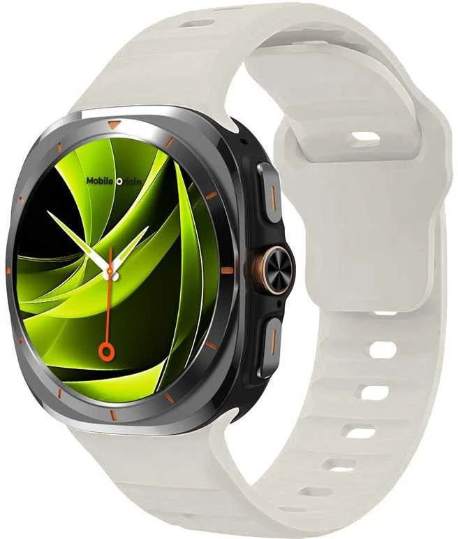 „Mobile Origin Easy Strap“ silikoninis dirželis Galaxy Watch Ultra 47mm Starlight