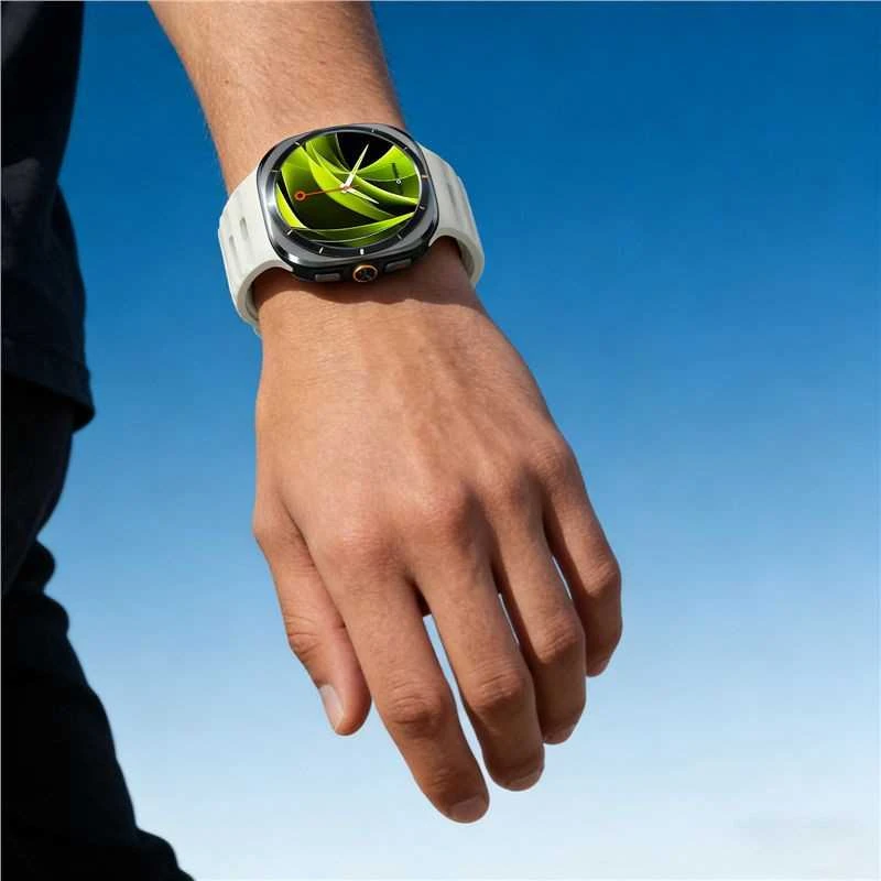 „Mobile Origin Easy Strap“ silikoninis dirželis Galaxy Watch Ultra 47mm Starlight
