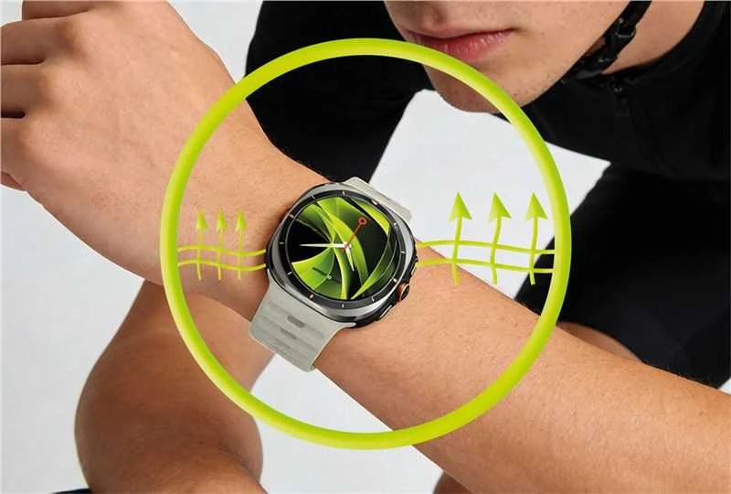 „Mobile Origin Easy Strap“ silikoninis dirželis Galaxy Watch Ultra 47mm Starlight