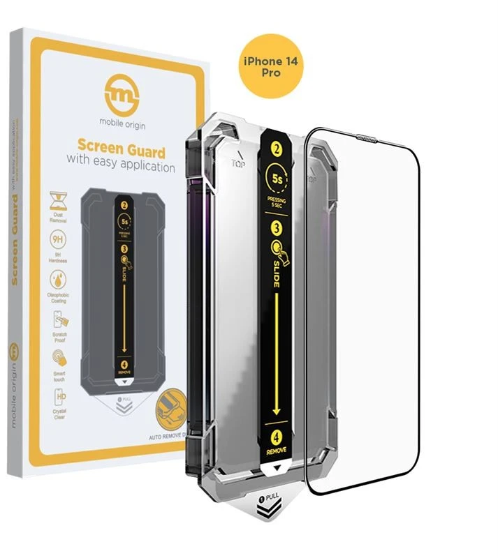 Mobile Origin Ekrano apsauga iPhone 14 Pro su lengvu uždėjimu