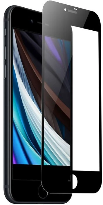 Mobile Origin Ekrano apsauga, skirta iPhone 8 / 7 / SE 2022 / SE 2020, su lengvai naudojamu aplikatoriumi, 2 vnt. pakuotė