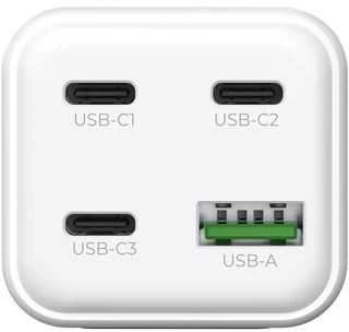 „Mobile Origin GaN“ 100 W kompaktiškas „MultiHub“ įkroviklis PW18 su 3 USB-C + USB-A jungtimis