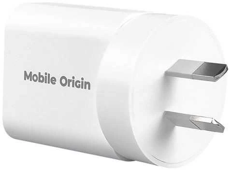 „Mobile Origin GaN“ 30 W kelioninis įkroviklis MO14, skirtas ES, JAV, JK, Australijai