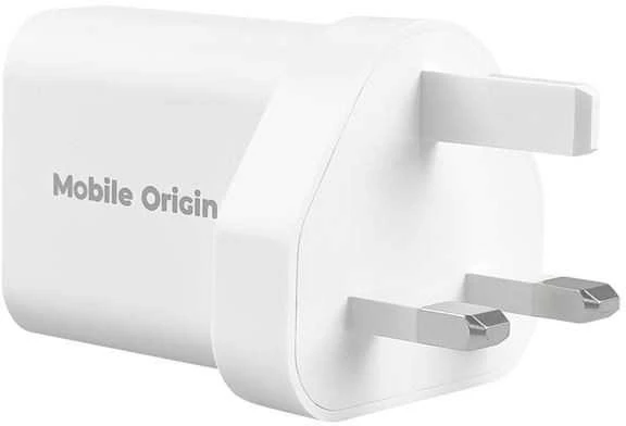 „Mobile Origin GaN“ 30 W kelioninis įkroviklis MO14, skirtas ES, JAV, JK, Australijai