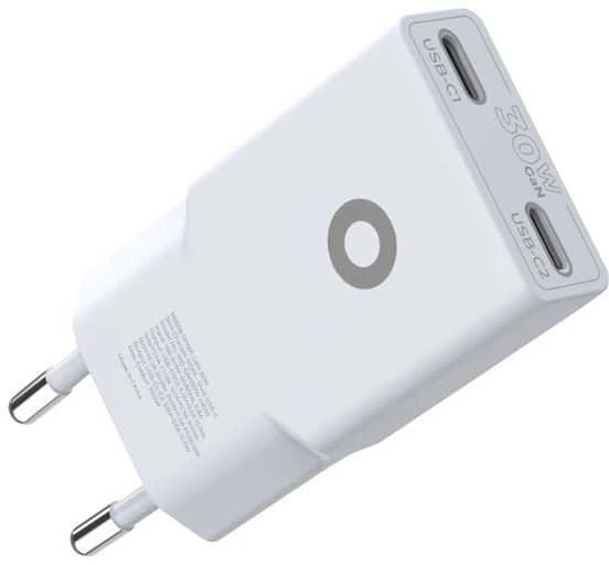 Įkroviklis Mobile Origin GaN 30W Slim Charger TÃœV, MO18 - Dual USB-C