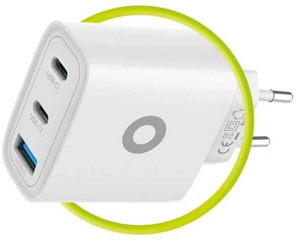 Mobile Origin GaN 40W sieninis įkroviklis MO13, 1 USB-A + 2 USB-C