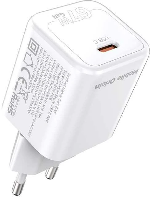 Įkroviklis Mobile Origin GaN 67W Super Charger Single USB-C PW6