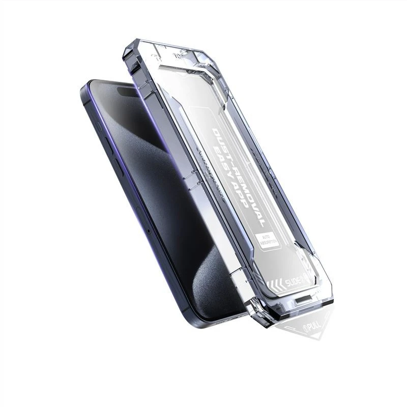 Mobile Origin geltona ekrano apsauga iPhone 15 Plus — lengvai uždedama