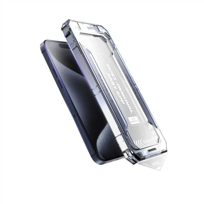 „Mobile Origin Geltona“ ekrano apsauga su paprastu uždėjimu, skirta „iPhone 16 Pro Max“.