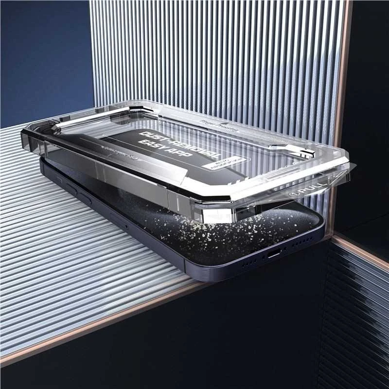 „Mobile Origin Geltona“ ekrano apsauga su paprastu uždėjimu, skirta „iPhone 16 Pro Max“.