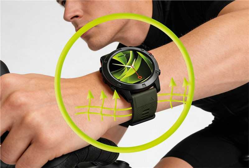 Mobile Origin Greito tvirtinimo dirželis "Quick Fit", skirtas Garmin ES1, 20 mm, tamsiai žalias