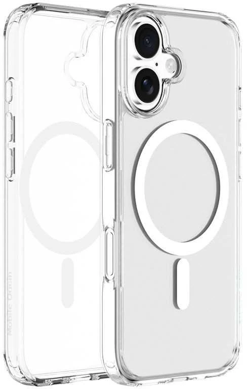 Mobile Origin hibridinis „MagSafe“ dėklas, skaidrus – „iPhone 16“