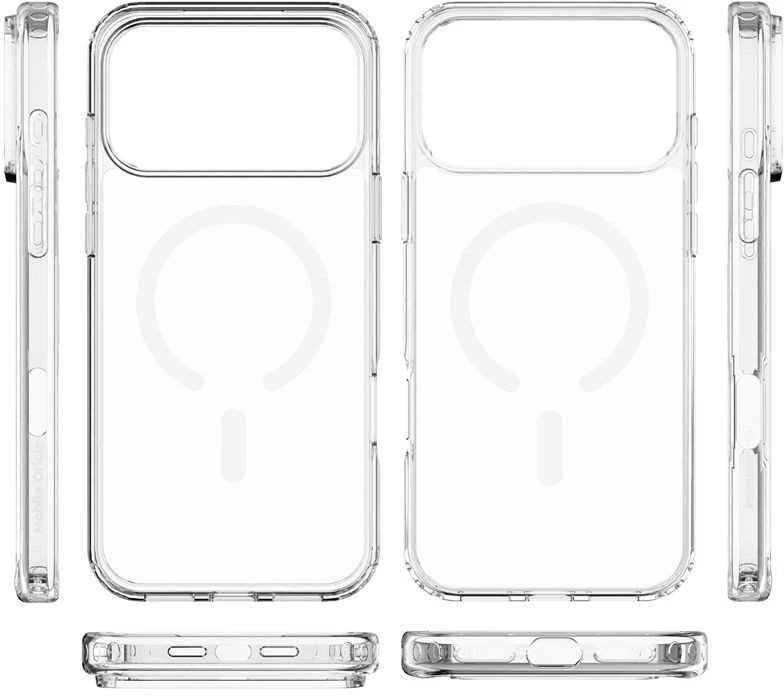 Mobile Origin Exkluzivni Mobile Origin Hibridinis „MagSafe“ dėklas, skaidrus – „iPhone 17 Pro Max“