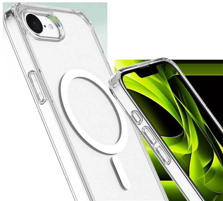 Mobile Origin Exkluzivni Mobile Origin hibridinis „MagSafe“ dėklas, skaidrus – „iPhone 16e“