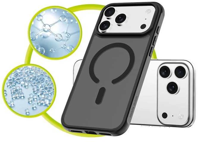 Dėklas Mobile Origin Exkluzivni Mobile Origin Hybrid MagSafe Case, matte juodas - iPhone 17 Pro Max