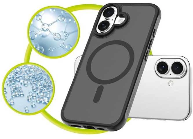 Dėklas Mobile Origin Exkluzivni Mobile Origin Hybrid MagSafe Case, matte juodas - iPhone 17