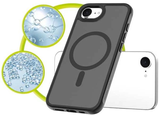 Dėklas Mobile Origin Exkluzivni Mobile Origin Hybrid MagSafe Case, matte juodas - iPhone 16e