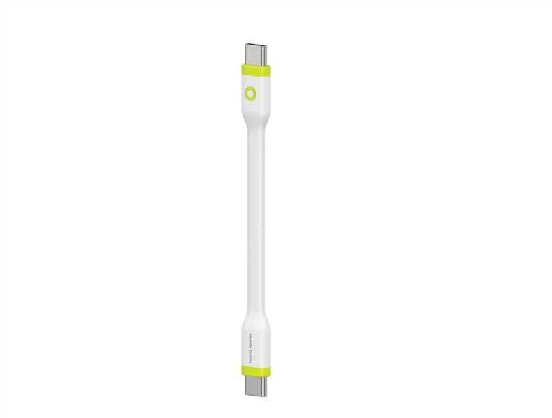 Mobile Origin Kompaktiškas USB-C į USB-C laidas, baltas