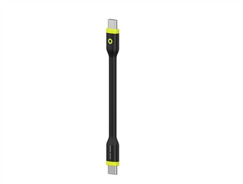 Mobile Origin Kompaktiškas USB-C į USB-C kabelis, juodas