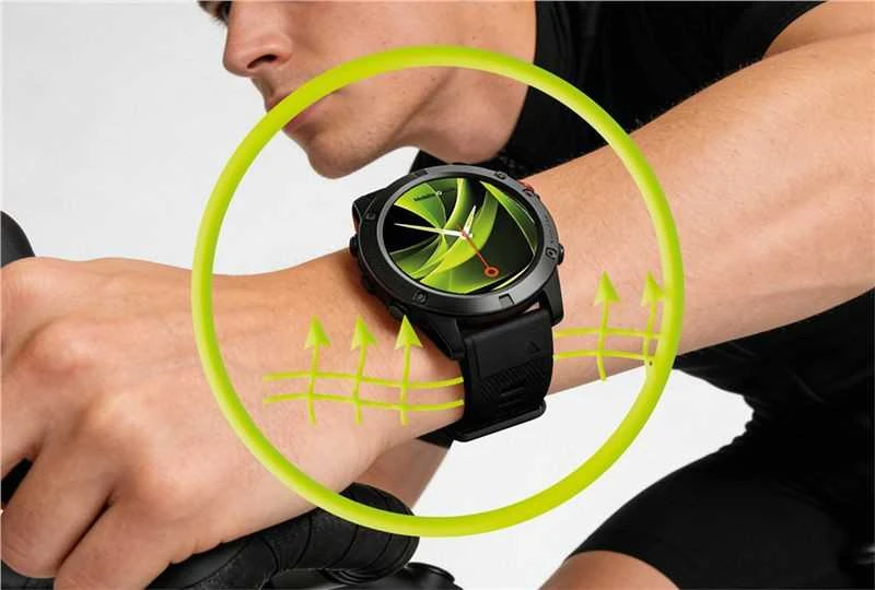 Mobile Origin Lengvai keičiamas greito tvirtinimo dirželis, skirtas Garmin ES1, 20 mm, juodos spalvos