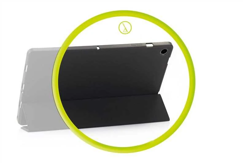 Mobile Origin Lengvai naudojamas visiškai dengiantis planšetės dėklas, juodas - Samsung Galaxy Tab A9+