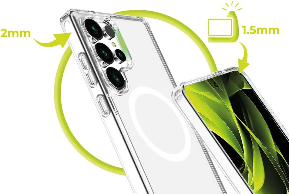 Cases And Covers Alza Mobile Origin Lengvas dėklas, MagSafe, skaidrus - Samsung Galaxy S25 Ultra