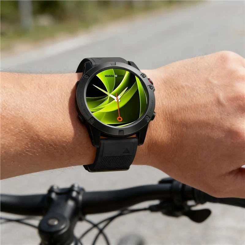 Mobile Origin Lengvas Quick Fit dirželis, skirtas Garmin ES1, 22mm juodas