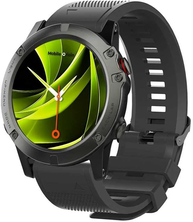 Mobile Origin Lengvas Quick Fit dirželis, skirtas Garmin ES1, 22mm juodas