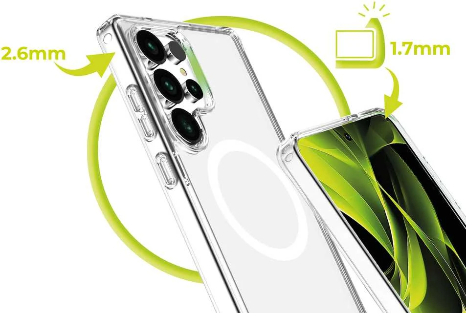 Cases And Covers Alza Mobile Origin Paprastas dėklas, MagSafe, skaidrus - Samsung Galaxy S26 Ultra