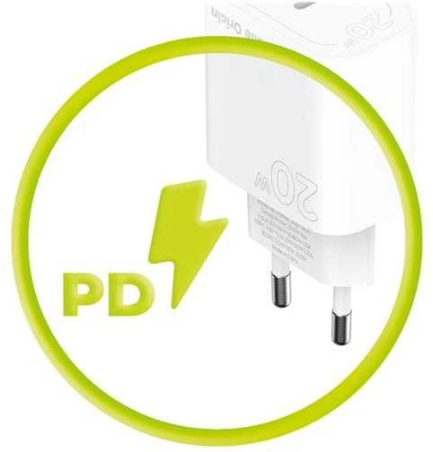 „Mobile Origin PD20W“ sieninis įkroviklis MO11, 1 USB-C